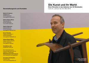 Die Kunst und ihr Markt - Kunst