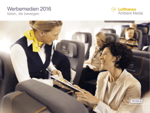 Werbemedien 2016 - Lufthansa Media Lounge: Home