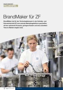 marconomy Fallbeispiel: BrandMaker für ZF