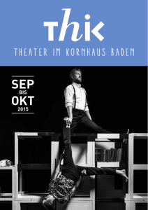Programmheft Sep/Okt_15 - ThiK Theater im Kornhaus
