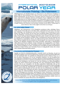 Internationaler Polartag – Die Polarmeere