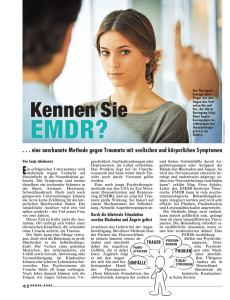 "Kennen Sie EMDR", 06.12.2015 - EMDR