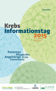 Krebs Informationstag - Klinikum der Universität München