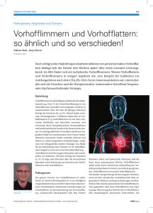 Vorhofflimmern und Vorhofflattern: so ähnlich und so verschieden