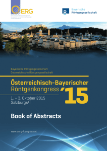 Österreichisch-Bayerischer Röntgenkongress - OERG