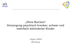 Ohne Barriere - Dr. med. Jürgen Seifert