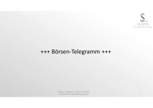 Börsen-Telegramm Stand