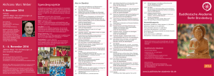 Programmflyer als pdf - Buddhistische Akademie