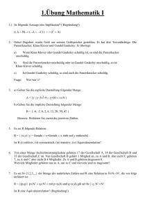 1.Übung Mathematik I - FB2