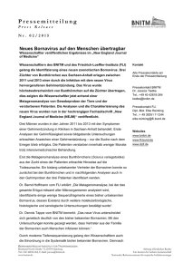 Pressemitteilung - Bernhard-Nocht