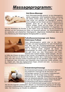Massageprogramm: