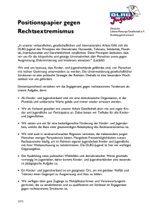 Positionspapier gegen Rechtsextremismus - DLRG