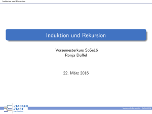 Induktion und Rekursion