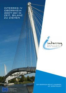 Zeit, Bilanz zu ziehen - INTERREG Rhin Supérieur