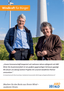 Windkraft für Bürger