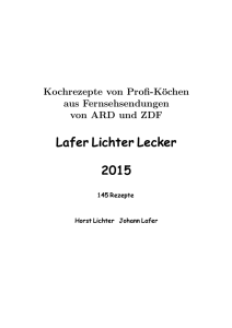 Lafer Lichter Lecker 2015