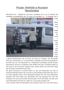 Projekt: Mobilität in Russland Marschrutkas
