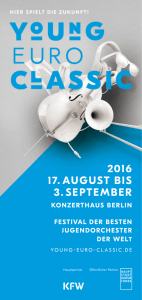 Flyer: Young Euro Classic 2016