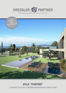 villa “puntiró” - Dressler und Partner | Bauen auf Mallorca