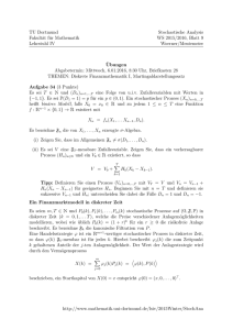 Blatt 09 - Fakultät für Mathematik