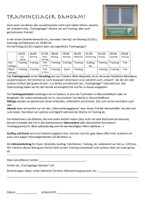 Informationen/Anmeldung