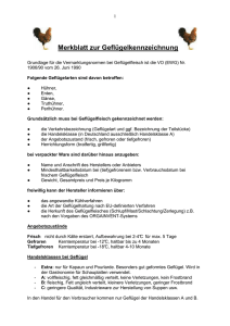 Merkblatt zur Geflügelkennzeichnung - Landkreis Oder