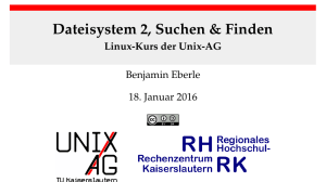 Dateisystem 2, Suchen & Finden - Linux-Kurs der Unix-AG
