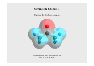 Carbonylverbindungen - Institut für Chemie und Biochemie der FU