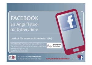 Facebook als Angriffstool für Cybercrime