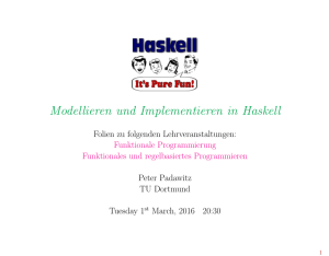 Modellieren und Implementieren in Haskell - fldit