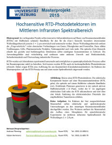Hochsensitive RTD-Photodetektoren im Mittleren Infraroten
