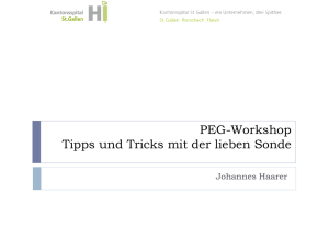 Dr. Haarer - Workshop - PEG Handling (624 kB, PDF)