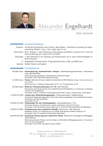 Alexander Engelhardt – Data Scientist