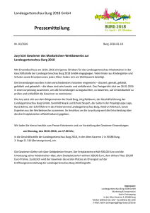 Pressemitteilung - Landesgartenschau in Burg 2018