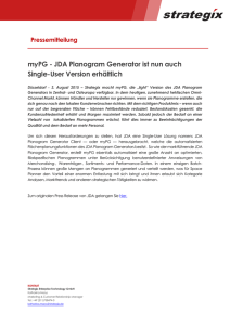 myPG - JDA Planogram Generator ist nun auch Single