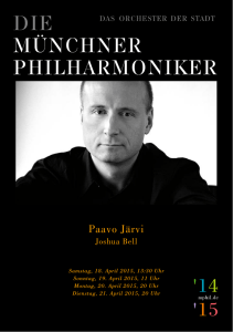 Paavo Järvi - Münchner Philharmoniker