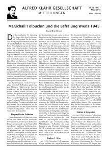 Mitteilungen der Alfred Klahr Gesellschaft, Nr. 1/2015, als pdf