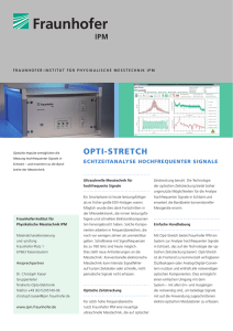 Opti-Stretch: Echtzeitanalyse hochfrequenter Signale