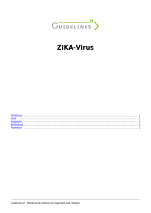 ZIKA-Virus - Guidelines.ch