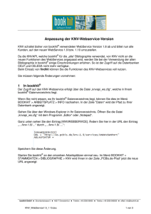 Anpassung der KNV-Webservice-Version - bookhit-GmbH