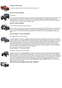 2007-2010 Jeep Wrangler JK und JK Unlimited