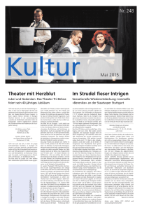 Nr. 248 Mai 2015 - Kulturgemeinschaft Stuttgart e.V.