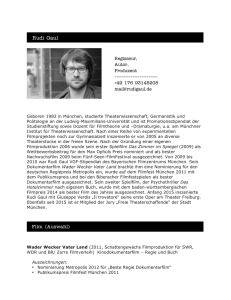 PDF Übersicht Vita & Projekte