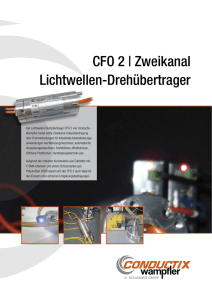CFO 2 | Zweikanal Lichtwellen-Drehübertrager - Conductix
