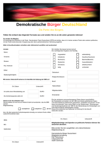 Demokratische Bürger Deutschland