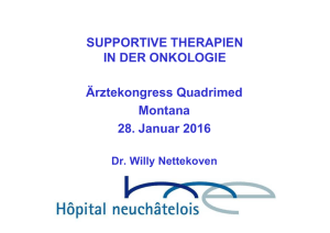 2016.1.28 supportive Therapien in Onkologie, Quadrimed, Dr Willy