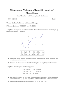 Lösungen Blatt 8