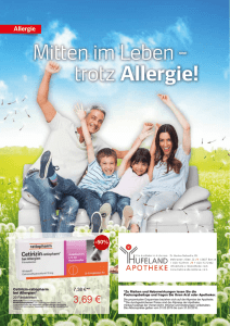 Mitten im Leben – trotz Allergie!