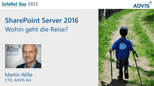 SharePoint Server 2016 - Wohin geht die Reise?