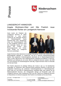 30-16 Zwei neue Vorsitzende am LG Hannover